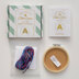Cotton Clara Drop Shadow Alphabet Cross Stitch Kit (Pink/Blue)
