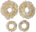 Prima Marketing Christmas In The Country Sisal Wreaths 4/Pkg - 595272