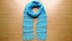 Sky blue lace scarf