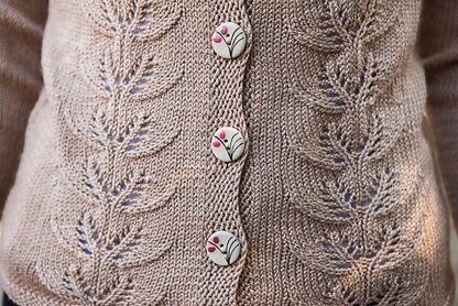 K357-Wheat Sprout Cardigan