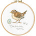 Bothy Threads Little Wren Cross Stitch Kit - 12cm circle