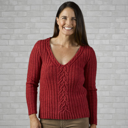 1067 Cierzo - Jumper Knitting Pattern for Women in Valley Yarns Westfield