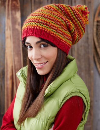 Change Your Stripes Hat in Patons Classic Wool Roving