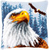 Vervaco Eagle Cushion Cross Stitch Kit - 40cm x 40cm