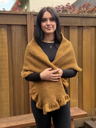 Ruffled Wrap