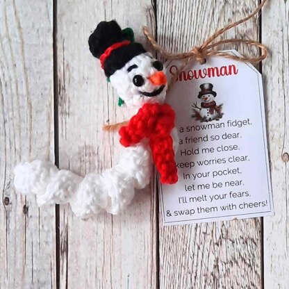 Snowman Worry Worm