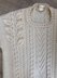 Aran Sweater with Leaf Embellishments