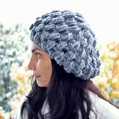 Chunky puff french beret