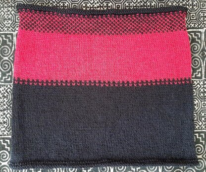Super Easy Colorwork Cowl