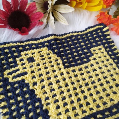 Lucky Ducky Dishcloth