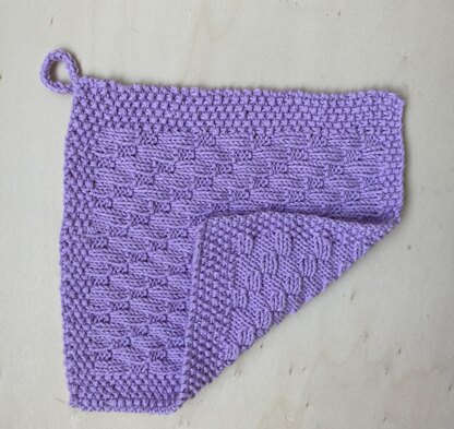 Pattern: two designs of dishcloth, washcloth, spa cloth