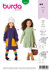Burda Style Children's Dress, Pull-On with Partially Pleated Skirt or Feature Pockets B9310 - Paper Pattern, Size 2-7