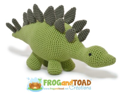 Dinosaur Stegosaurus Dino Egg - Amigurumi Crochet - FROGandTOAD Créations