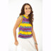Tank Top & Waistcoat in King Cole Tropical Beaches DK - P6124 - Leaflet