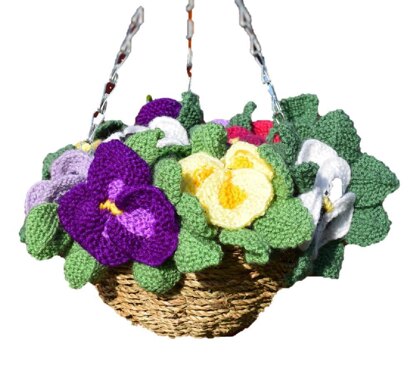 Pansies Hanging Basket