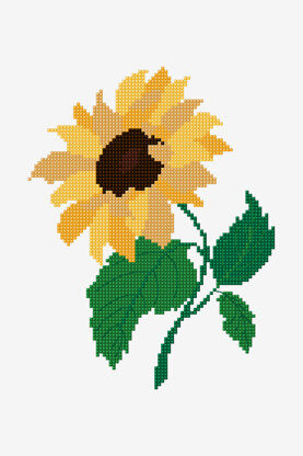 Sunflower in DMC - PAT0883 - Downloadable PDF