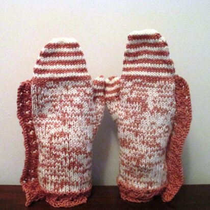 Lacy Edged Mittens