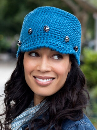 Visor Hat in Caron Simply Soft - Downloadable PDF