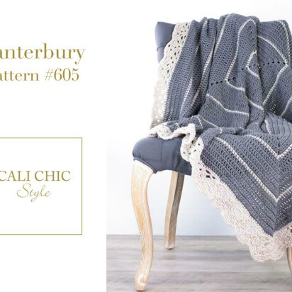 Canterbury Crochet Throw Blanket #605