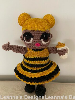 LOL (inspired) Doll Queen Bee Clothes