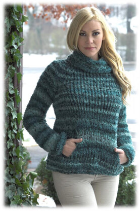 Sweater in Plymouth Yarn Spago - 2710 - Downloadable PDF