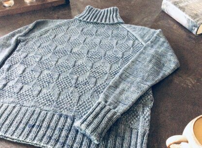 Boxy Brocade Pullover