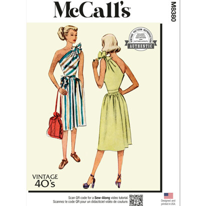 McCall's Misses' Dress M8380 - Sewing Pattern
