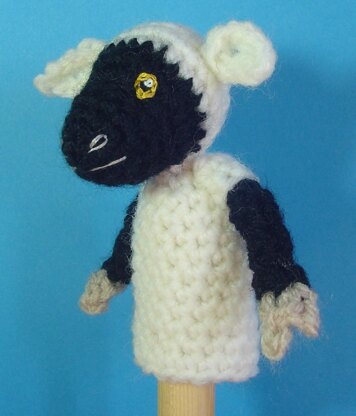 Sheep Finger Puppet Pattern