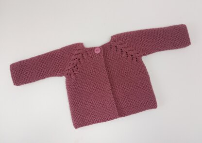 Norwegian Fir baby cardigan