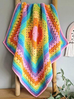 Chenille Granny's Gone Rogue Lap Blanket