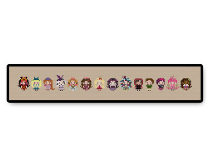 Ever After High Bite Size - PDF Cross Stitch Pattern