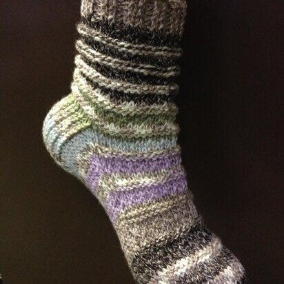 Knit, Purl and a Little Slip DK Socks - knitting pattern