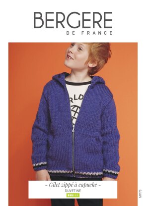 Boy Jacket in Bergere de France Duvetine - M1173 - Downloadable PDF