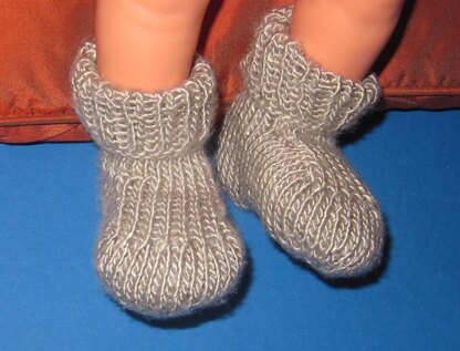 Baby Silver Silk Boots