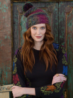 Braided Cable Hat in Lion Brand Unique - L32331