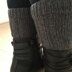 Ruffle boot cuffs