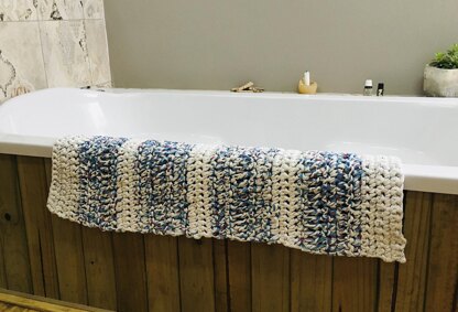 Sprinkle Striped Bath Mat