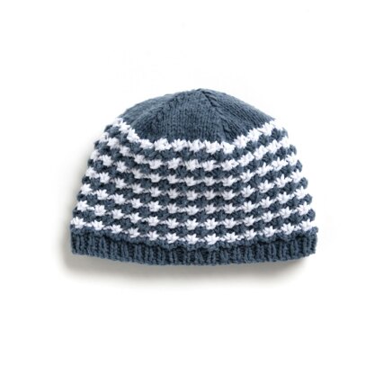 Knit Star Stitch Slouchy Baby Hat in Bernat Bundle Up - Downloadable PDF