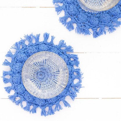 Boho Bobble Coasters (Round)