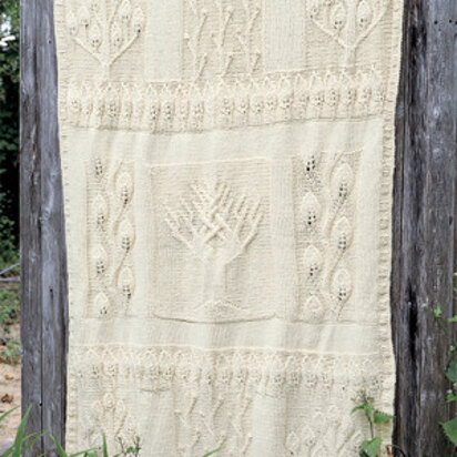 Nature in Natural Afghan in Lion Brand Wool-Ease Chunky - 1276A - knitting pattern