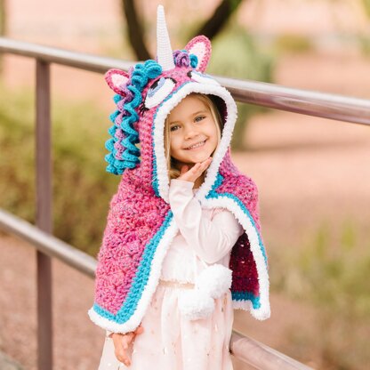 Unicorn Hooded Capelet