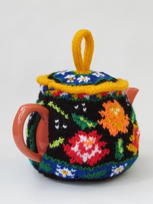 Canal roses tea cosy
