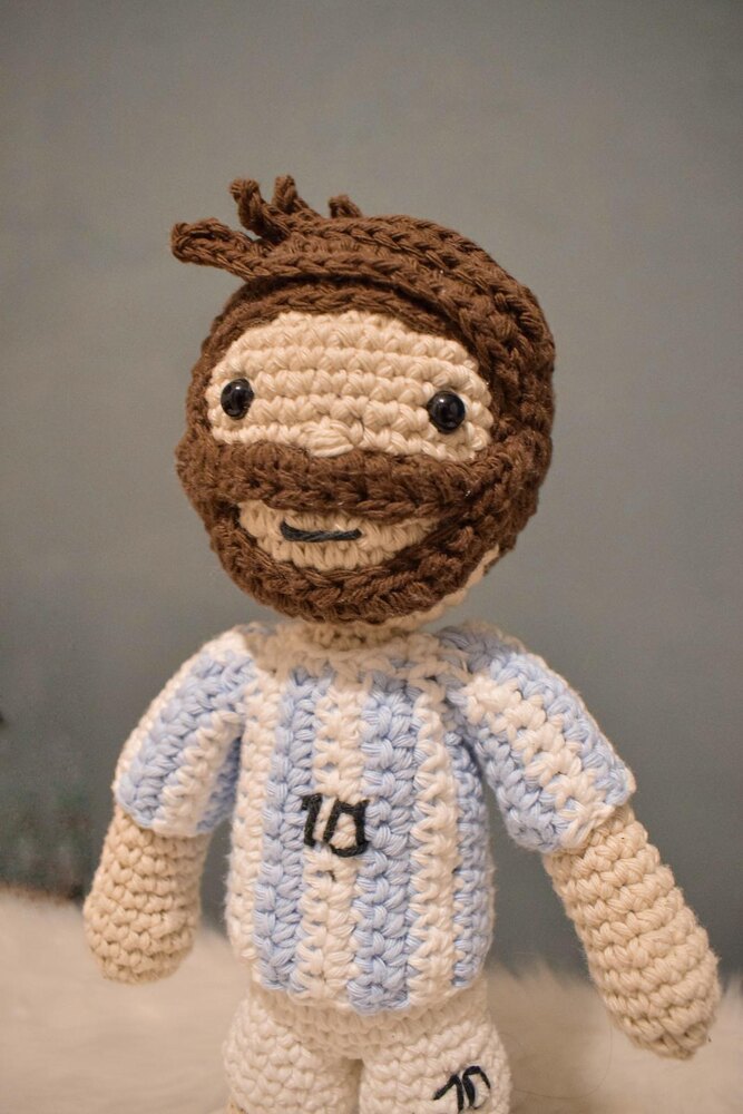 Patron Messi Amigurumi