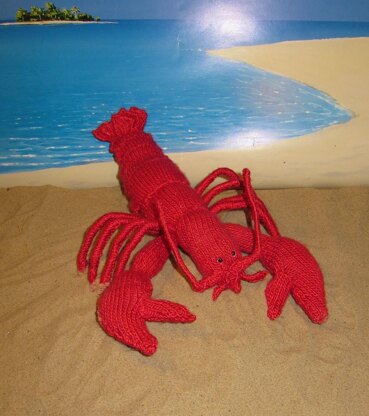Lottie Lobster  Crustacean Toy knitting pattern