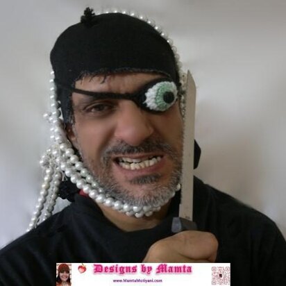 Crochet Pirate Eye Patch Pattern For Adults And Kids