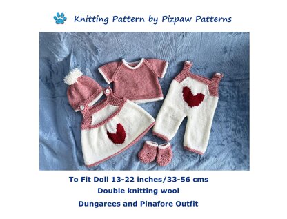 P133 Dungarees and Pinafore Outfit
