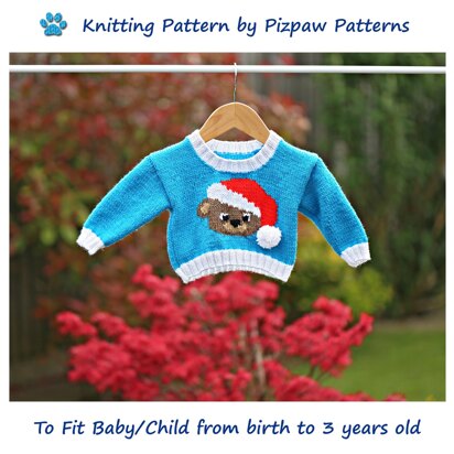 Christmas Teddy Jumper (no 25)