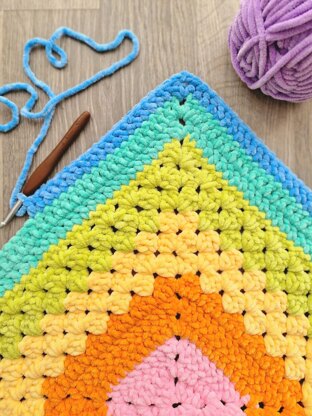 Chenille Granny's Gone Rogue Lap Blanket