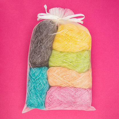 LoveCrafts Medium Organza Bags - Pack of 5