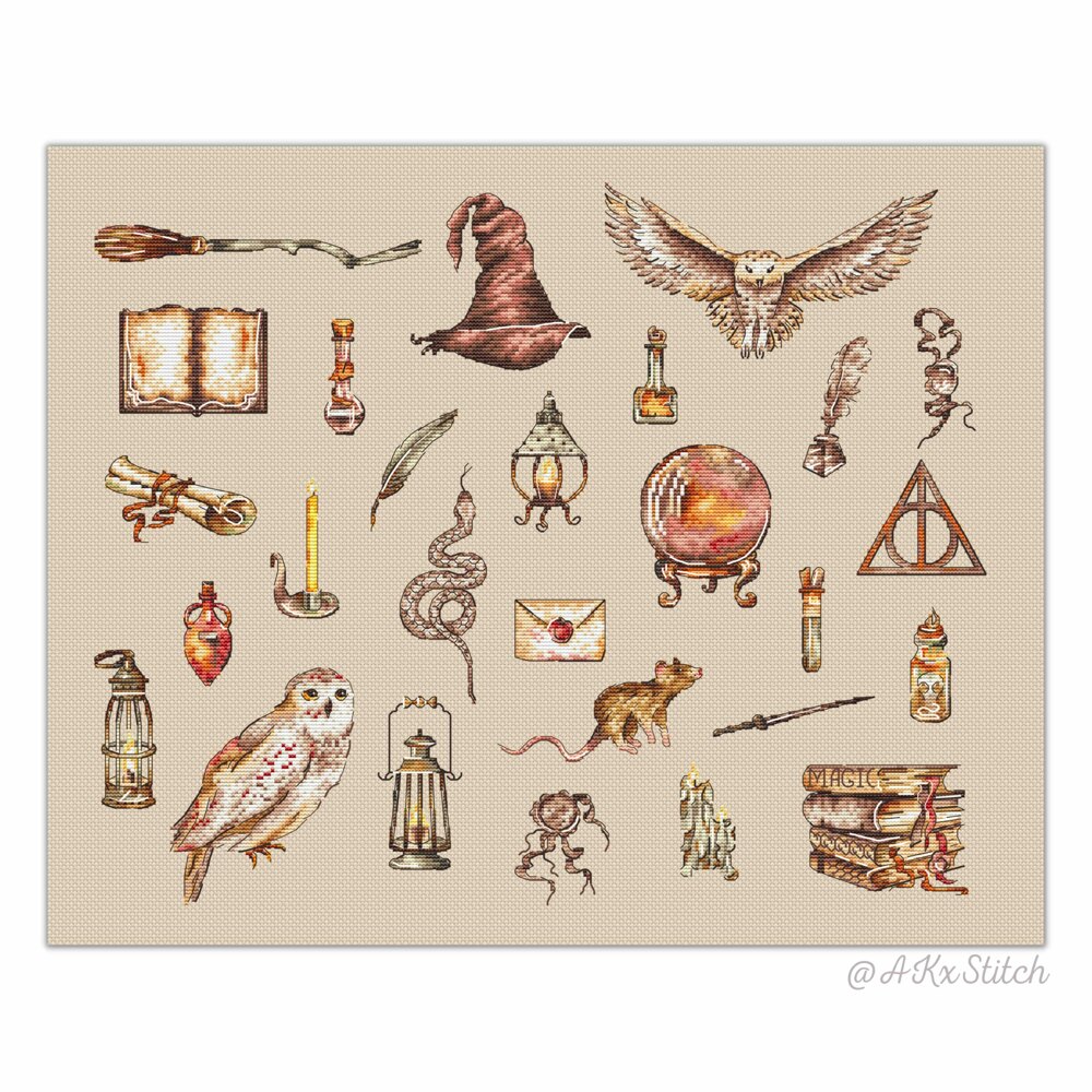 Harry Potter - Giant Version  Harry potter cross stitch pattern